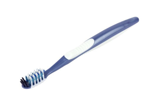 plastic toothbrush isolated from background	