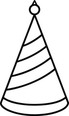 vector party hat icon