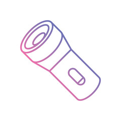 Flashlight vector icons stock illustration