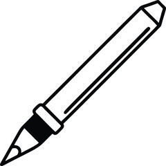 vector illustration of a pen