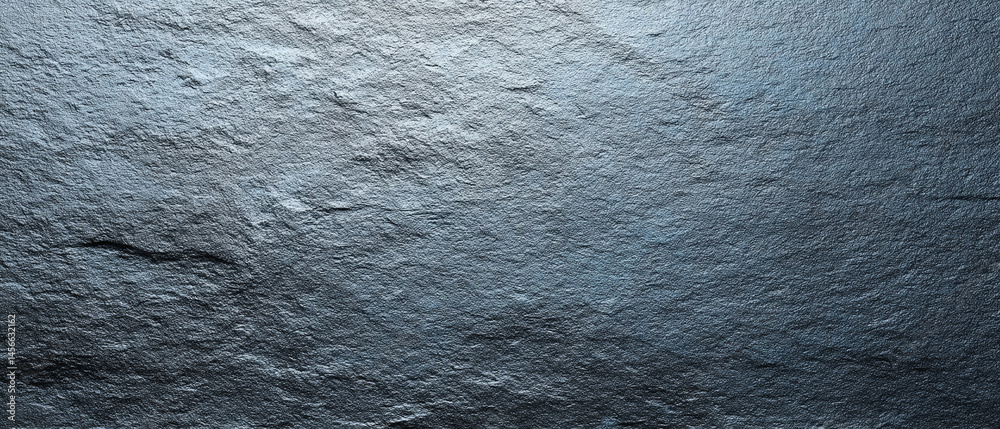 Aufkleber Metallic mineral surface with plain color and smooth texture, showing natural roughness and subtle shine, ideal for backgrounds or industrial design concepts