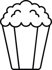  popcorn vector illustration