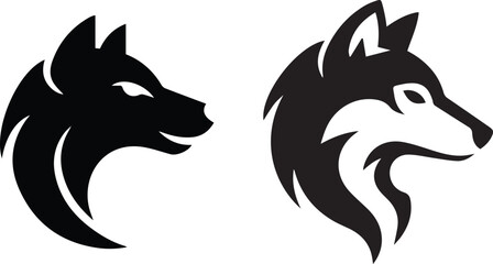 wolf head icon, wolf head vector, wolf head silhouette, wolf head clipart, wolf head drawing, wolf head graphic design,