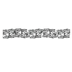 borders tree bark black and white illustration hand made vector