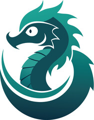 Dragon mascot logo