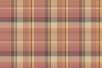 Elegant muted pink, beige, and brown plaid pattern.  Perfect for textile design, wallpaper, or website backgrounds.  Subtle texture and soft color palette evoke feelings of warmth and comfort.