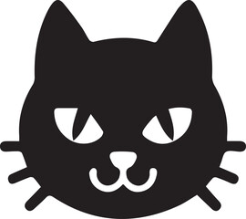 cat head, feline face, kitten face, cute cat, cat face icon, whiskers cat, cartoon cat face, kitty vector,
