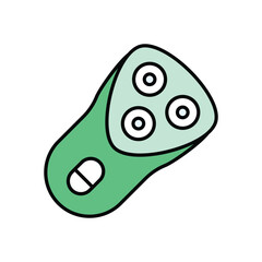 Electric Shaver Icon vector stock illustration