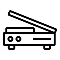 Scanner Vector Line Icon Design