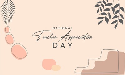 
 national teacher appreciation day ,  Great design element for congratulation cards, banners and flyers.