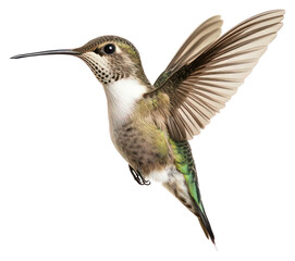 Fototapeta premium PNG A flying hummingbird photography wildlife graceful.