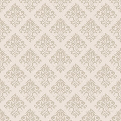 Vector Elegant Damask Seamless Pattern for Wallpaper, Fabric, Branding, Packaging, Invitations, Wedding, Home Decor Design.