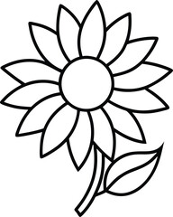 vector illustration of a flower