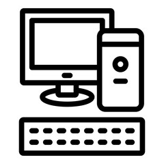 Hardware Vector Line Icon Design
