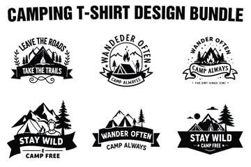 caming t shirt desgin bundle
