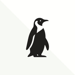 silhouette of penguin