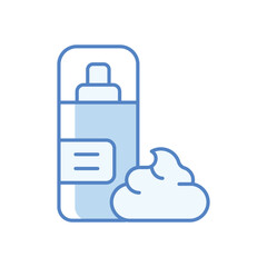 Shaving Foam Icon vector stock illustration