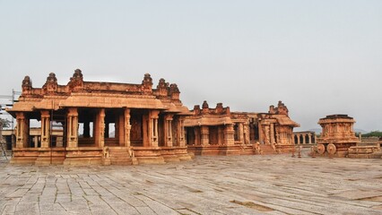 Achyutaraya Temple Stone Ruins in Hampi A UNESCO World Heritage Site