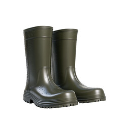 Olive Green Rubber Boots: Essential Footwear for Wet Weather and Outdoor Activities