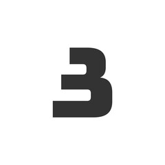 Initial b letter logo design vector template.