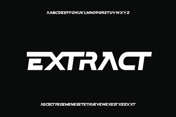 Display alphabet font vector design suitable for headline, poster, logo, magazine and many more