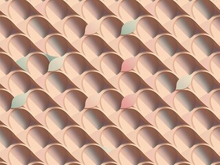 Fototapeta premium Modern geometric pattern for Mothers Day banners and website headers