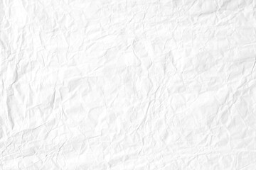 White crumpled material texture surface