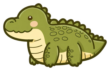 Obraz premium PNG Crocodile alligator reptile animal.