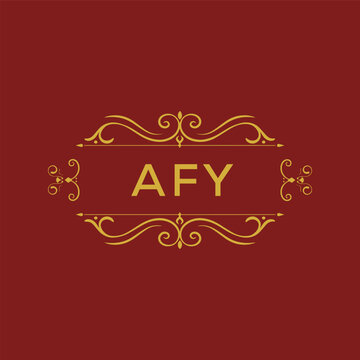 AFY Creative Unique Modern Letter Logo Design.