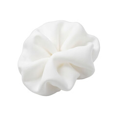 Obraz premium White pastry treat, fluffy dessert with a delicate appearance, perfect for showcasing on a dessert menu or in a bakery. Isolated on white background or PNG