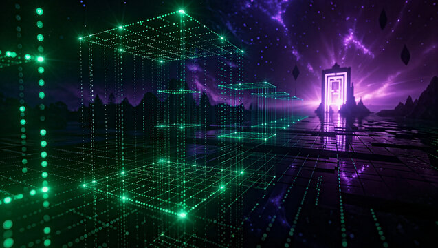 binary code background