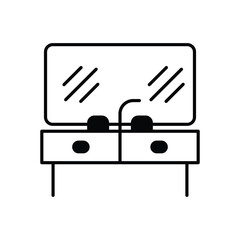 Mirror Icon vector stock illustration