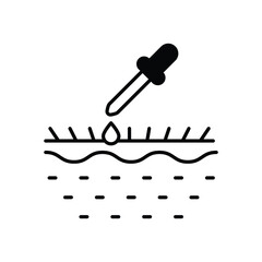 Hair Serum Icon vector stock illustration