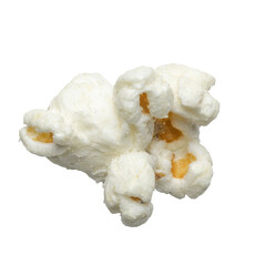 popcorn flying isolated  with clipping path on background
