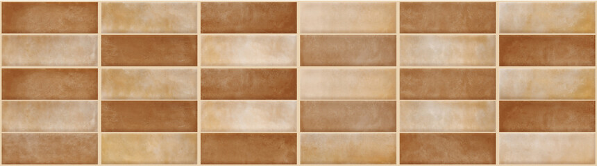 Fototapeta premium Large square seamless texture of mosaic tiles