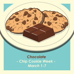 Vector DesignVector Design Chocolate Chip Cookie Week – March 1-7.