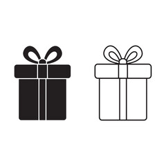 party celebration icon set glyph outline vector