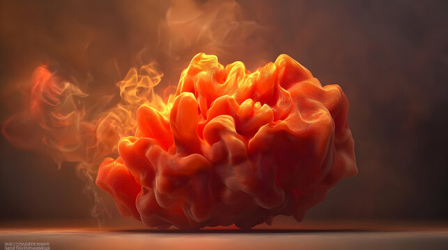 Random Orange Shapes