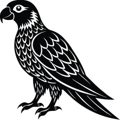 Pigeon Silhouette Vector – Black Bird Illustration, Urban Wildlife Art
