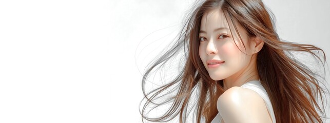 白髪ぼかしロングで叶える上品な艶髪｜VIM hair うるま店が教える2025年最新スタイル