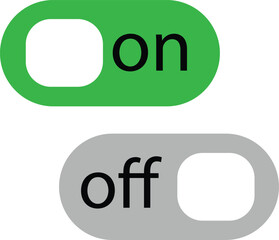 on off button vector, power switch icons, toggle button design, start stop icon, on off symbol