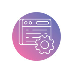 Fototapeta premium Data Collection Supplier vector icons stock illustration