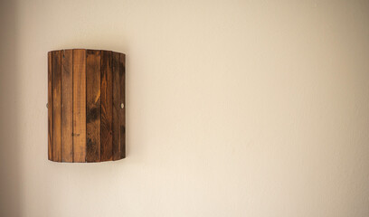 Decorative wooden wall lamps