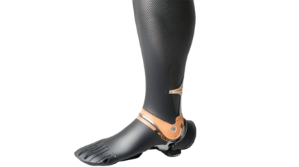 Prosthetic leg displaying innovative design and functionality  