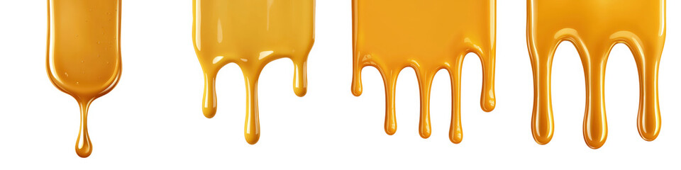 Dripping golden honey or syrup with textural abstract details.