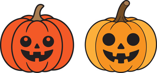 smiling pumpkin face, triangular eyes pumpkin, spooky pumpkin clipart, cute Halloween art, Halloween pumpkin cartoon,