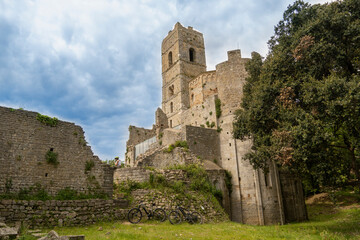 Italy Grosseto the Maremma Magliano Natural Park in Tuscany, Abbey of San Rabano