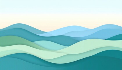 Serene waves of nature coastal landscape abstract art calm environment aerial view tranquility concept