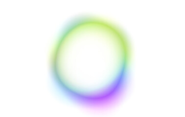 Glow effect on transparent background. Abstract aura color gradients effect on transparent background. Neon glow effects sparkles, special lens flare effect