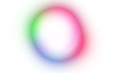 Glow effect on transparent background. Abstract aura color gradients effect on transparent background. Neon glow effects sparkles, special lens flare effect